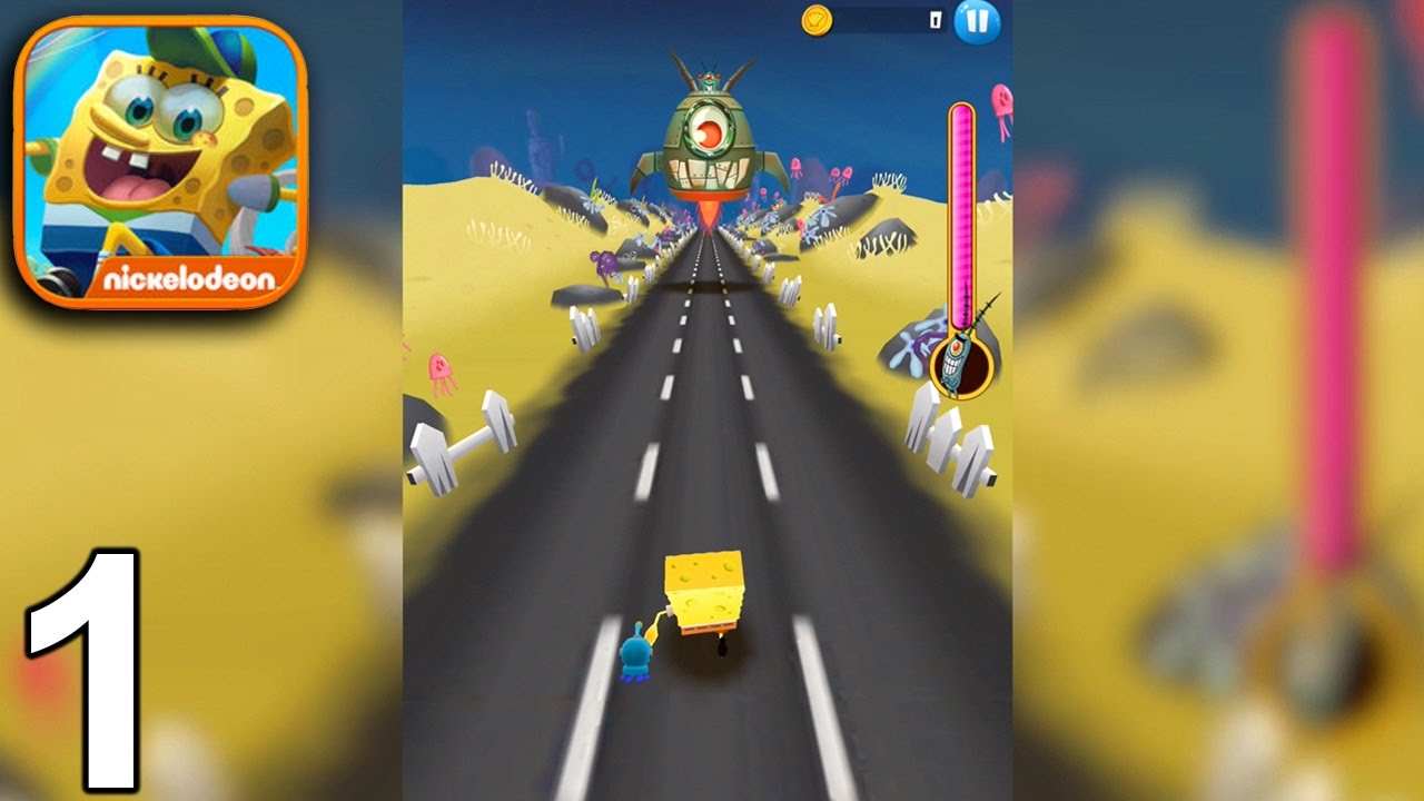 SPONGEBOB GAME STATION Walkthrough Gameplay Part 1 - Stage 1 (iOS Android)