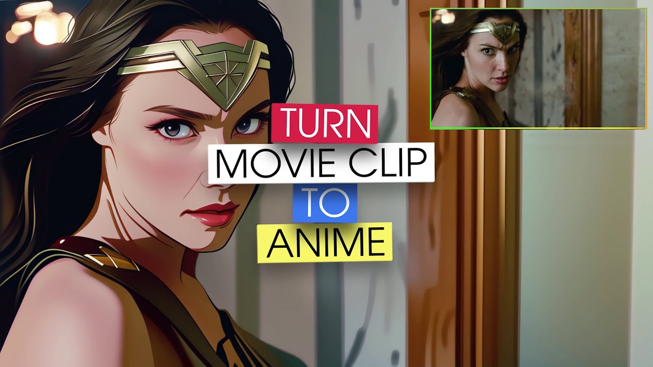 How To Turn Movie Clip into Anime Style with ComfyUI, AnimateDiff & LCM