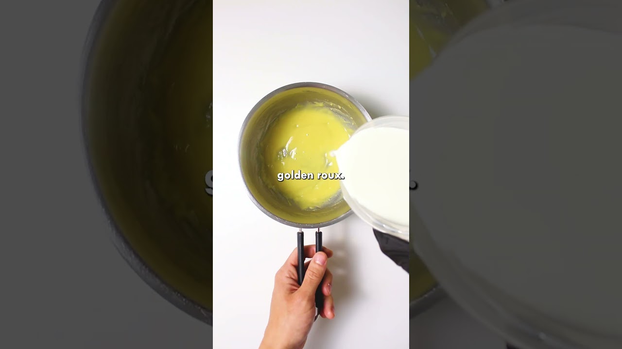 How to Make B&eacute;chamel | French Mother Sauces #shorts