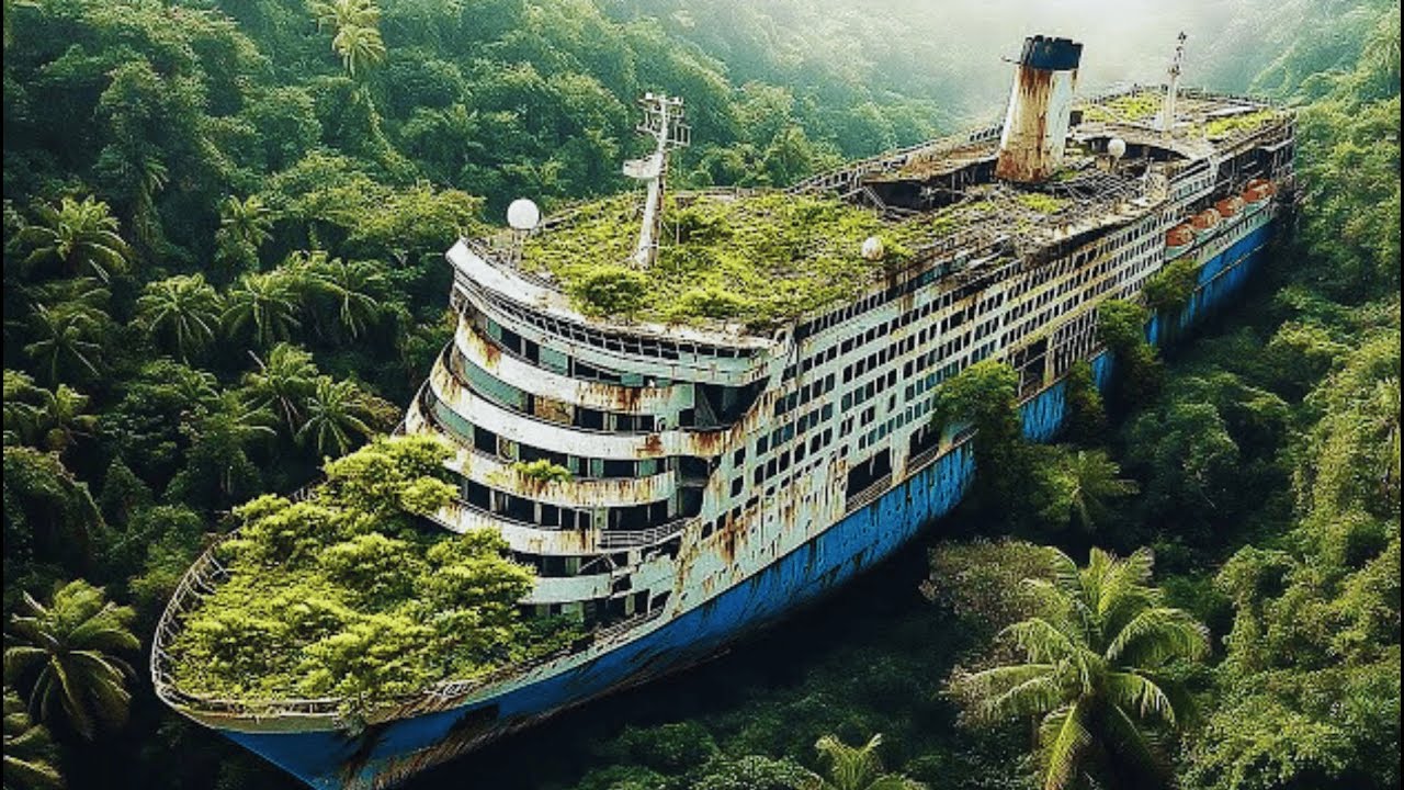 Descubren un CRUCERO FANTASMA abandonado en una isla desierta... ¿CÓMO LLEGÓ AHÍ?