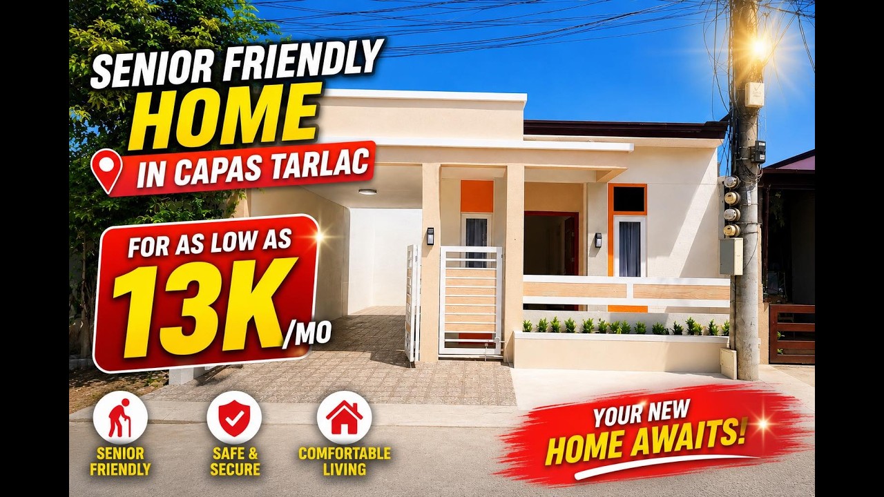 2 Bedroom Senior Friendly Home in Tarlac near Walter Mart Capas and SCTEX
