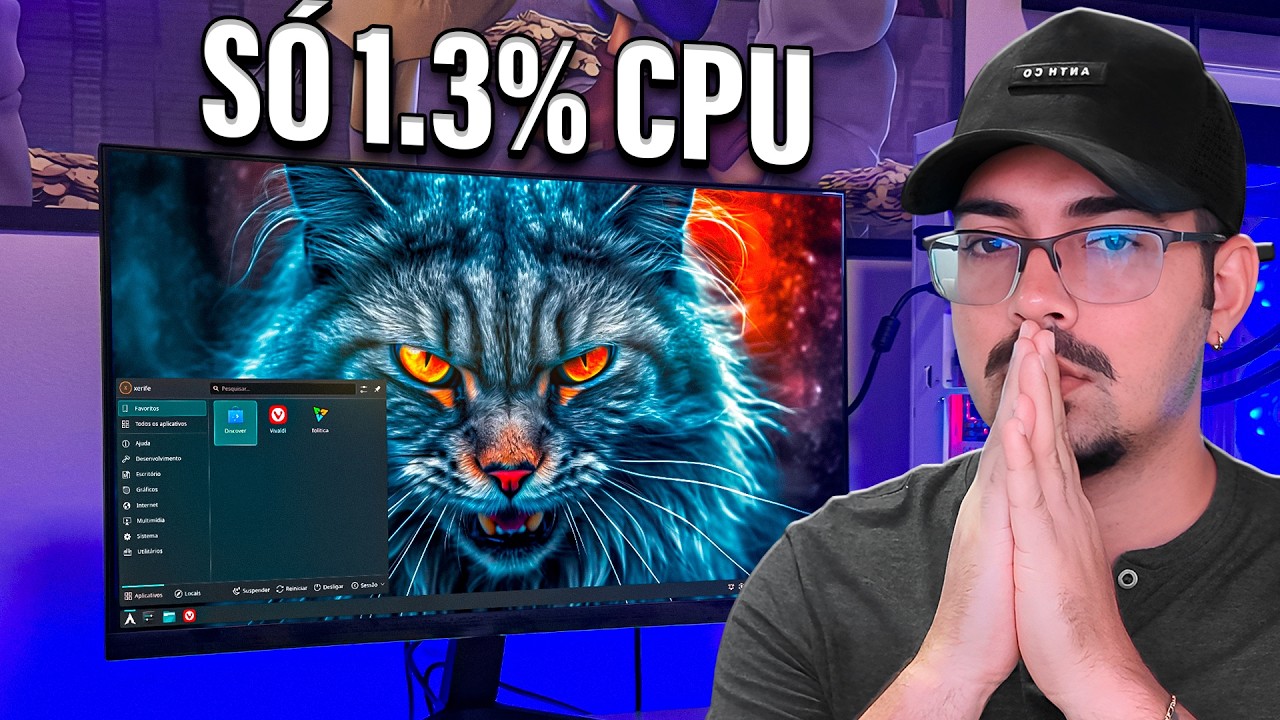 Esse Sistema é UM ABSURDO de Rápido! Só 1.3% CPU e 1.2GB RAM – Xray OS é PERFEITO!🔥