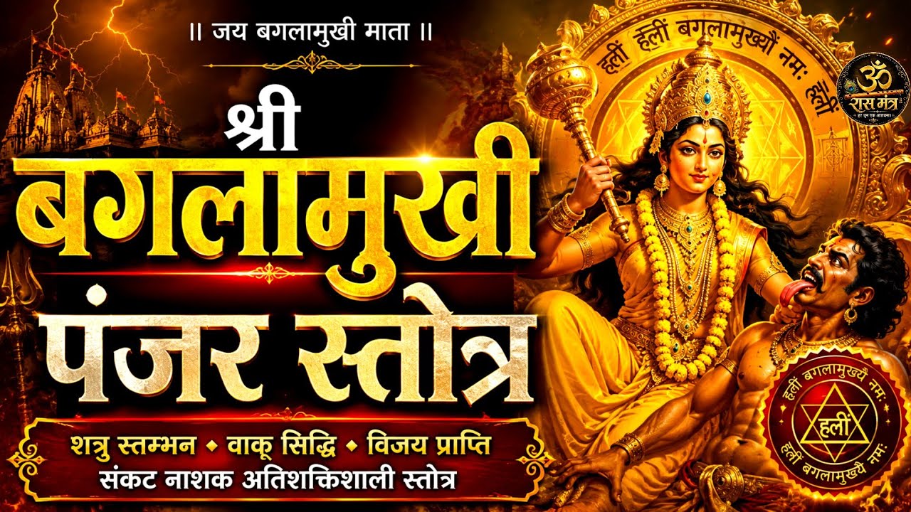 Shri Bagla Panjar Stotra श्री बगला पंजर स्तोत्र | श्री पीताम्बरा पंजर स्तोत्र Shri Pitambara Panjar