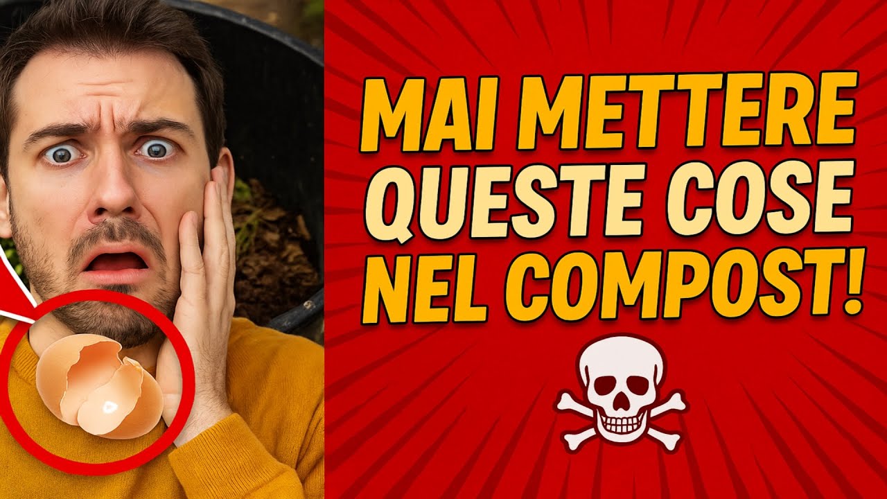 MAI mettere queste cose nel compost! ☠️ 5 errori da non fare per un compost perfetto.