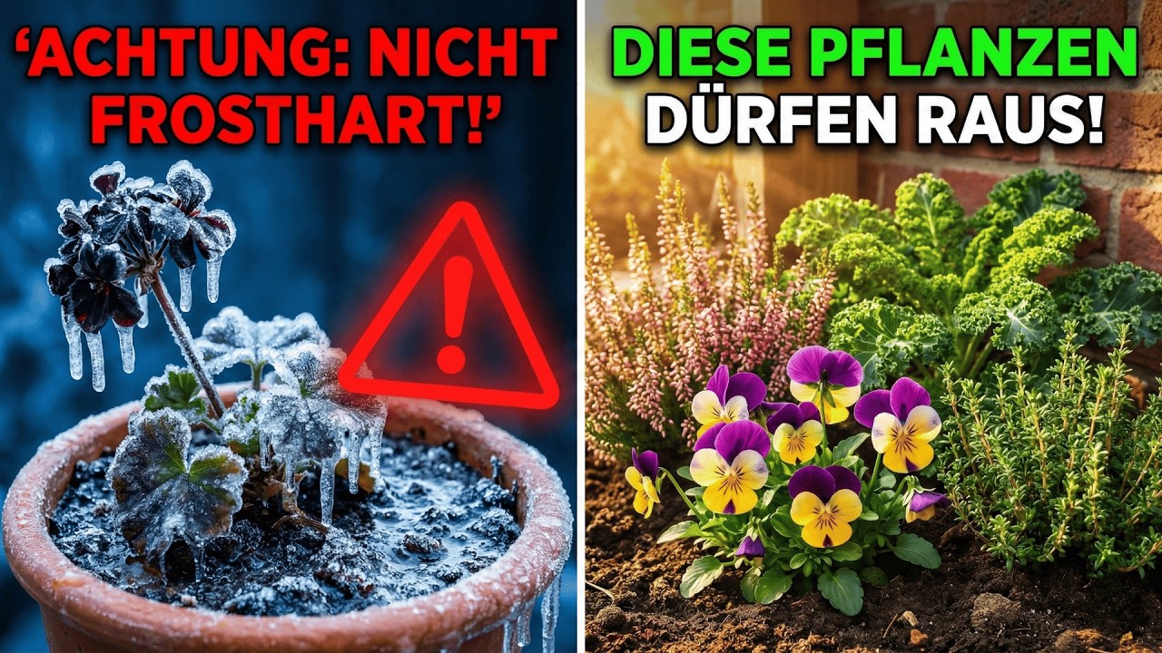 Balkon im Februar Welche Pflanzen jetzt schon raus dürfen