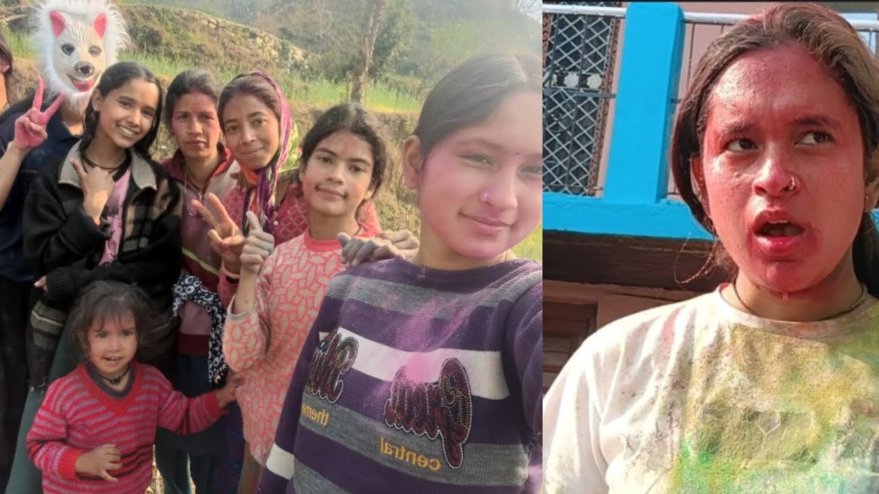 गांव में मनाई होली । मजा ही आ गया।।🫟🫟