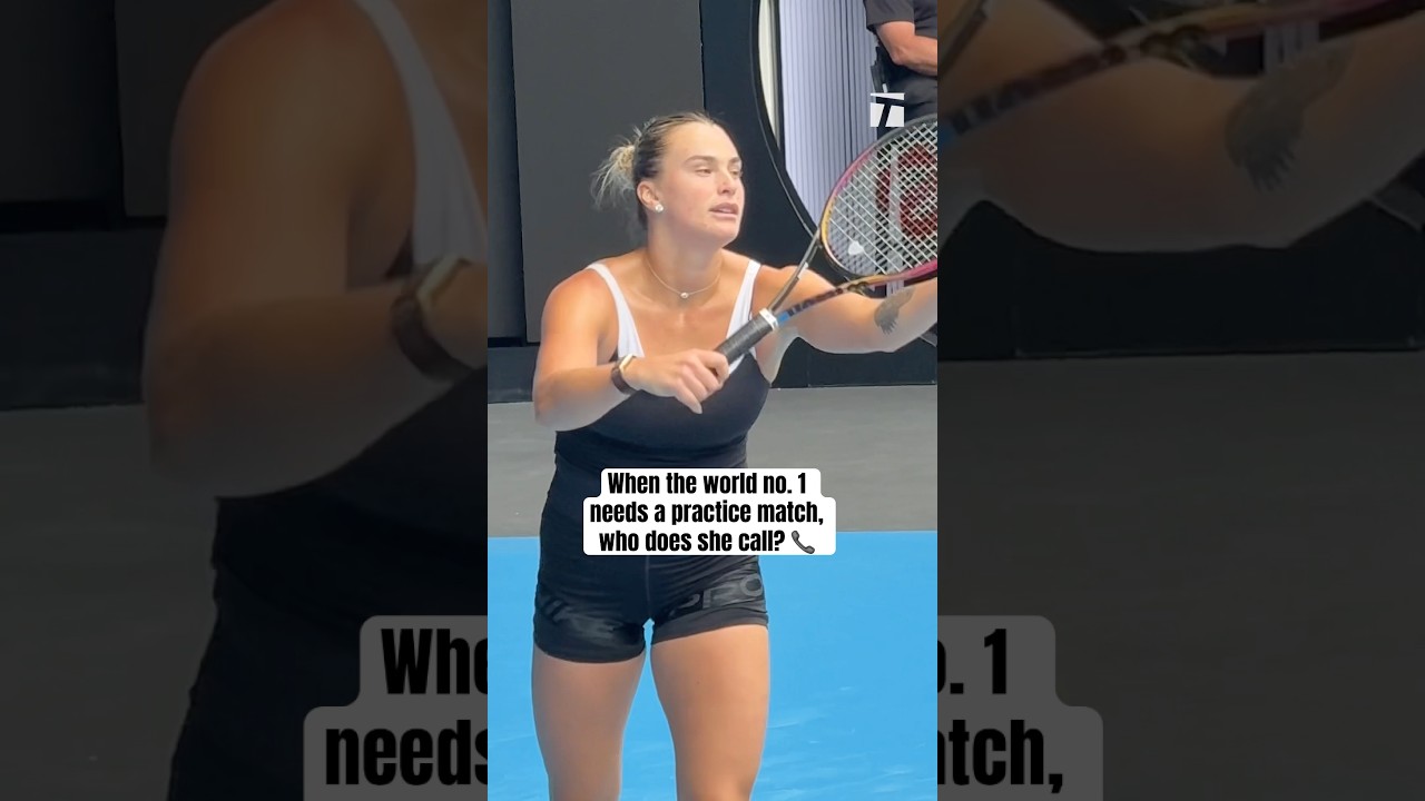 Is tennis the only sport you’d see this happen? 🧐 