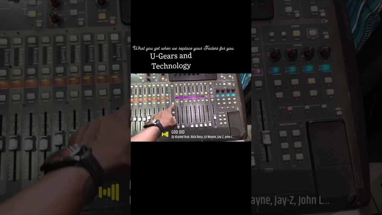 Behringer X32 _ Fader Calibration after Replacement #behringer #audiorepairspecialist