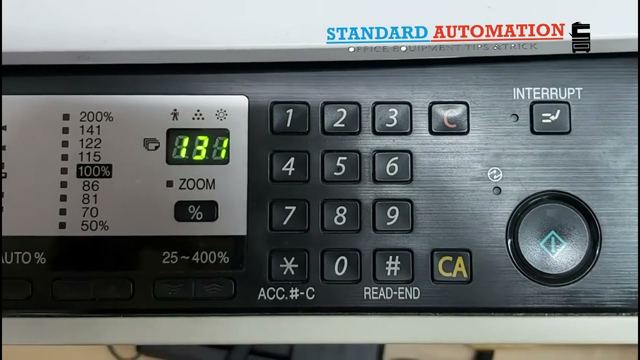 Developer initialization and  Reset maintenance counters on SHARP AR 5618