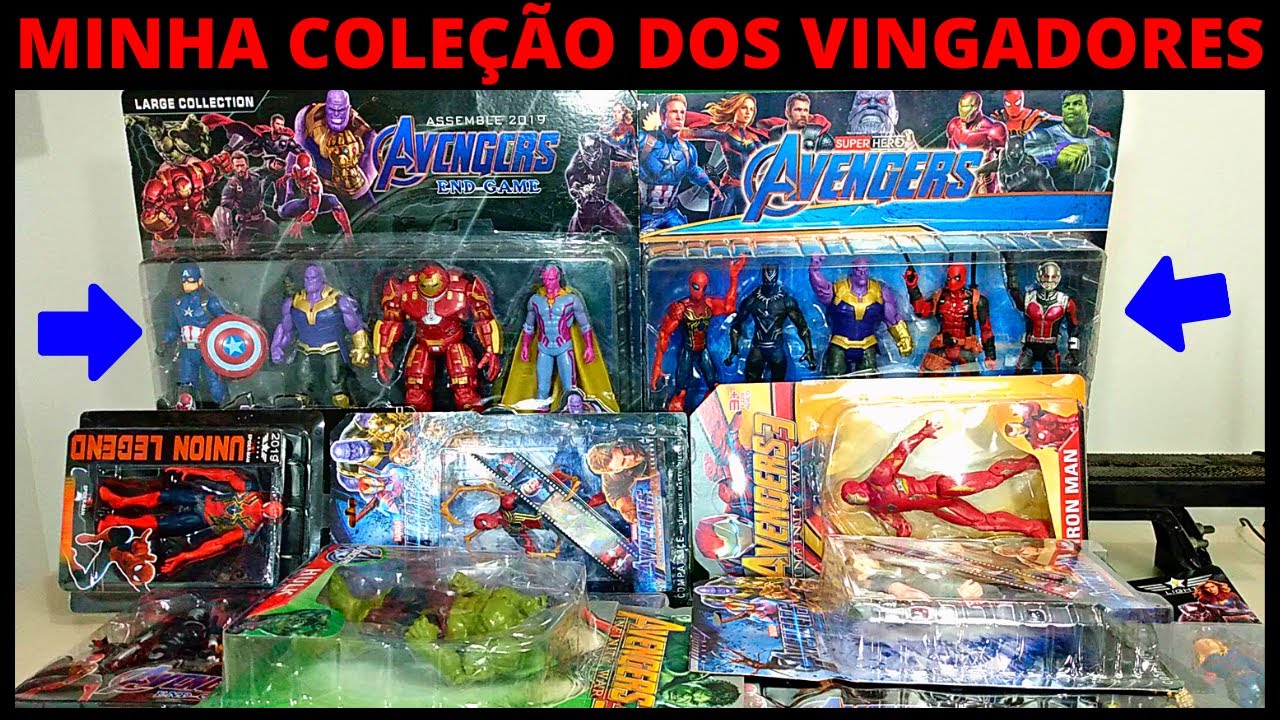 Super Coleção - 22 Bonecos Vingadores Ultimato e Guerra Infinita Importados da China - Review