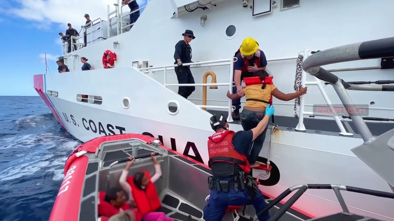 U.S. Coast Guard Station Marathon personnel conduct Operation Vigilant Sentry operations