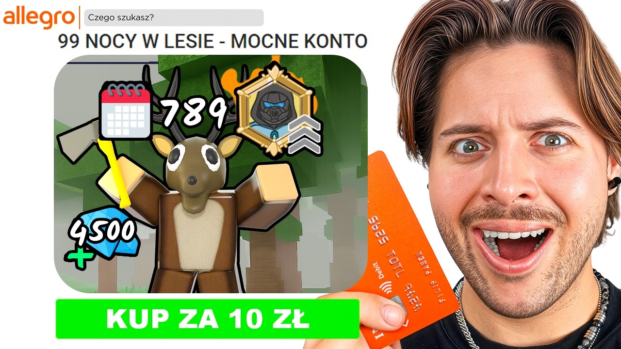 KUPIŁEM NAJTAŃSZE MYSTERY KONTA w 99 Nocy w Lesie i stało się to...