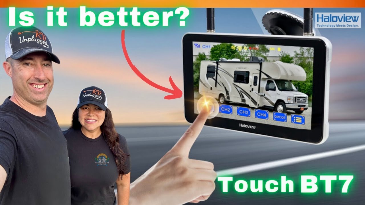 Камера заднего вида Haloview BT7 Touch Plus: распаковка, установка и обзор!