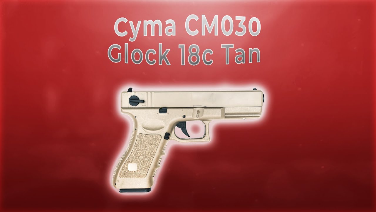 Cyma CM030 Glock 18c Tan