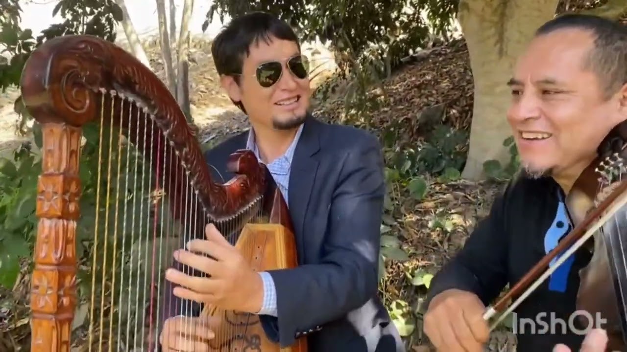 ruso del arpa Rusmell Espinoza y Eleodoro Espinoza 🎻 arpa violin