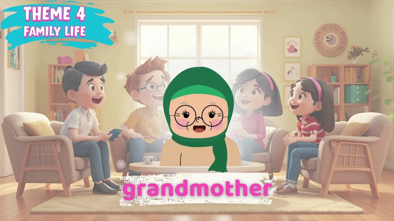 2. SINIF İNGİLİZCE 'THEME 4 FAMILY LIFE VOCABULARY' (MAARİF MODEL)