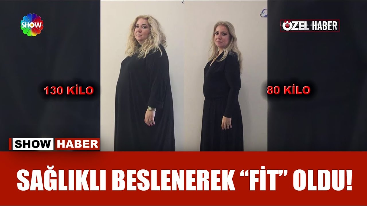 Ameliyatsız, ilaçsız 50 kilo verdi!