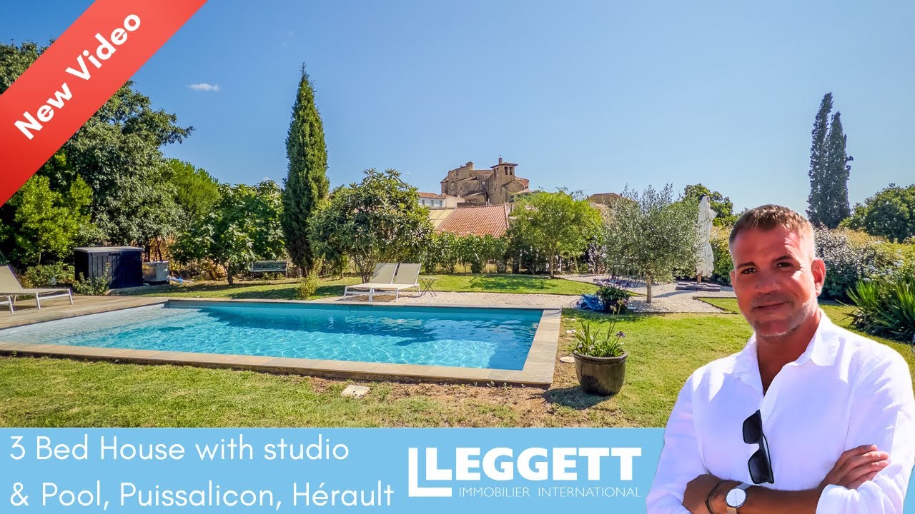 Charming Winegrower's House For Sale in Puissalicon | South of France House Tour