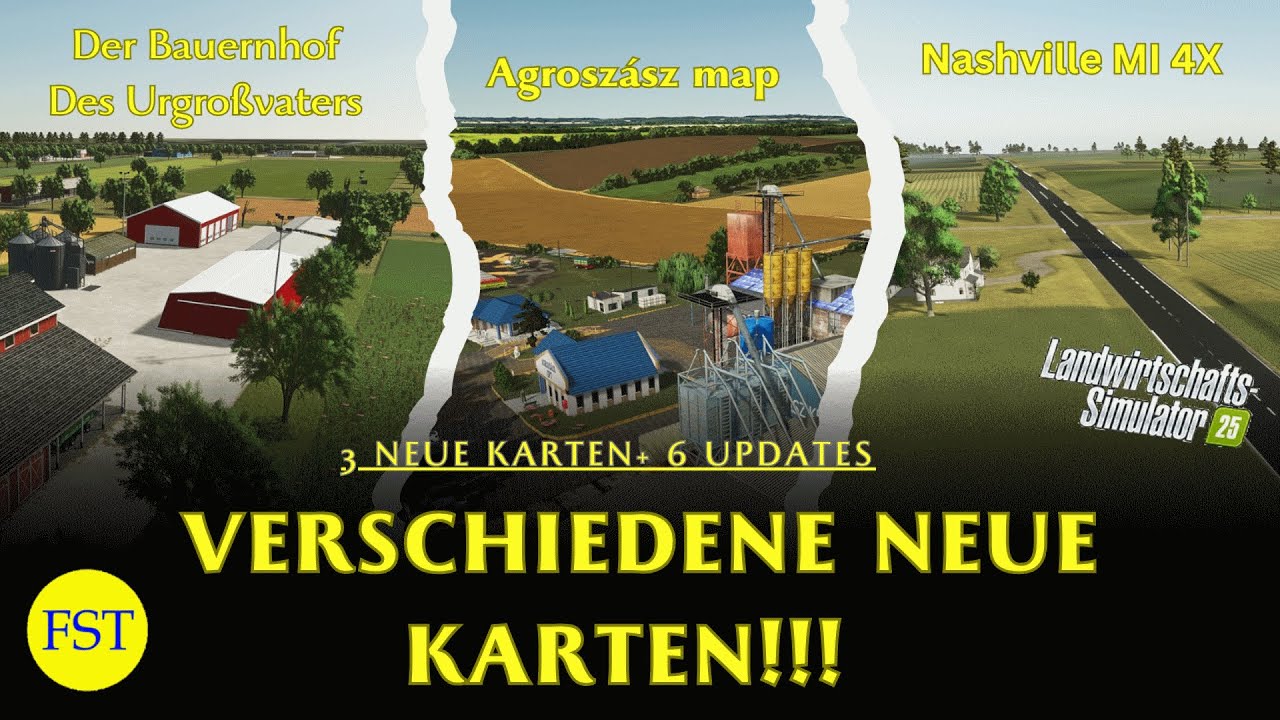 LS25 MAP NEWS Verschiedene neue Karten!!! 15.-16.1.26 LS25 Mapvorstellung