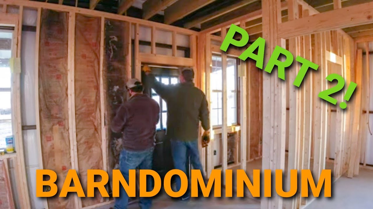 BARNDOMINIUM BUILD - ЧАСТЬ 2 | Электрика, сантехника, изоляция, гипсокартон О БОЖЕ!