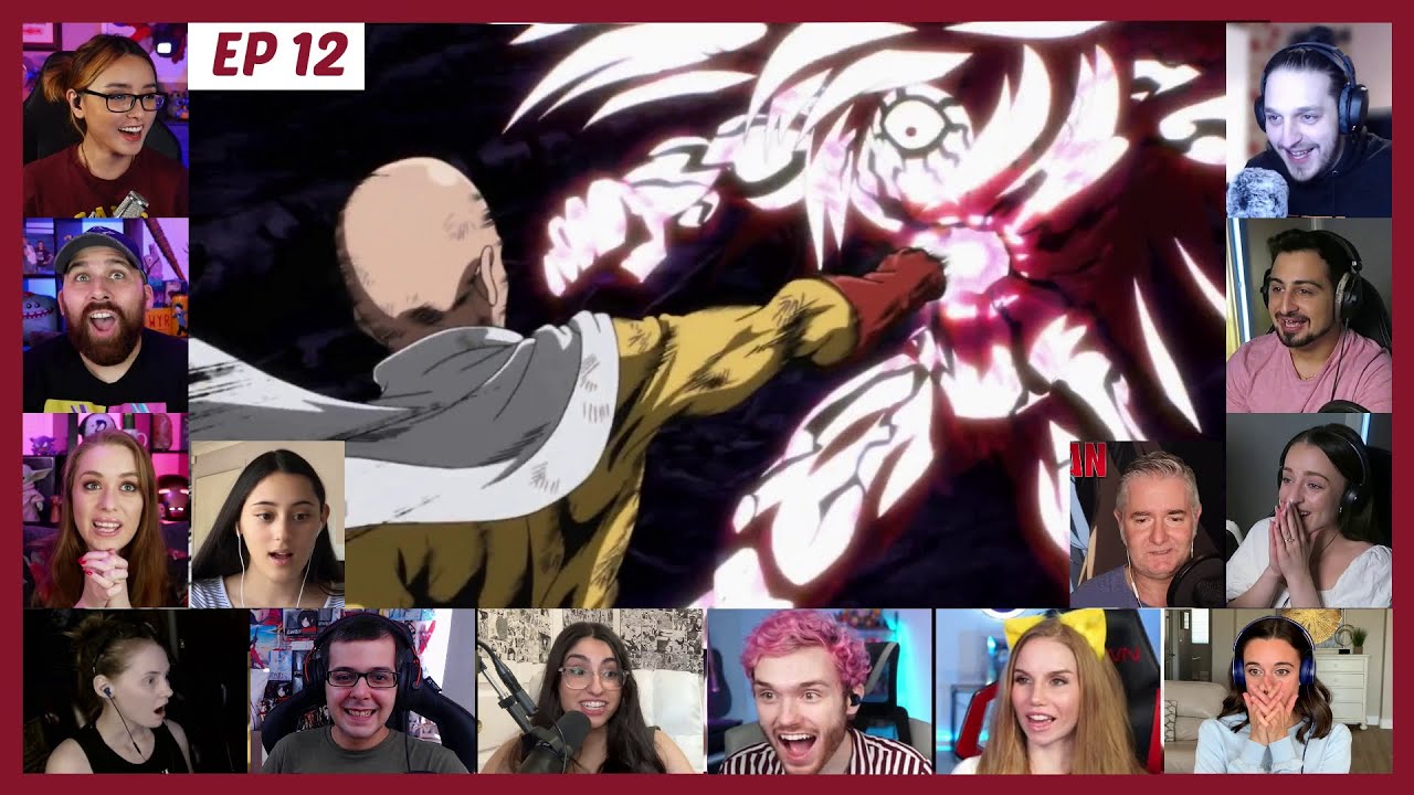 One Punch Man Season 1 Episode 12 Reaction Mashup | ワンパンマン Episode 12