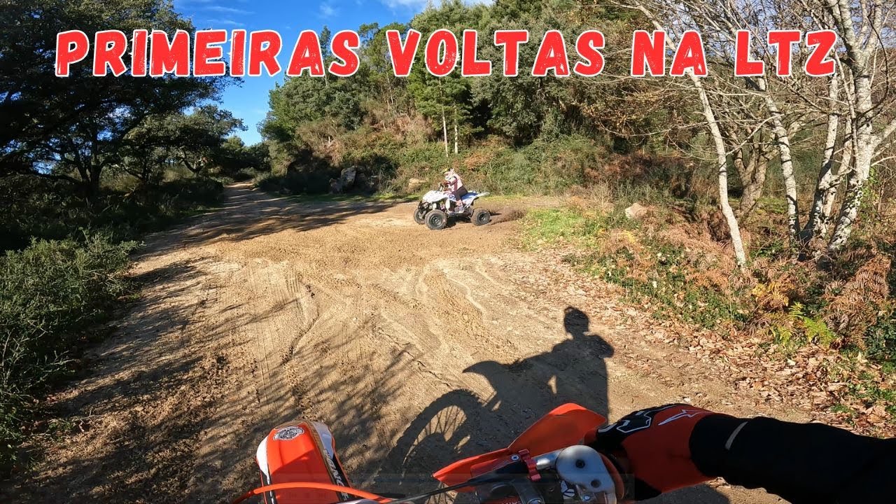 Primeiras voltas da minha namorada na LTZ