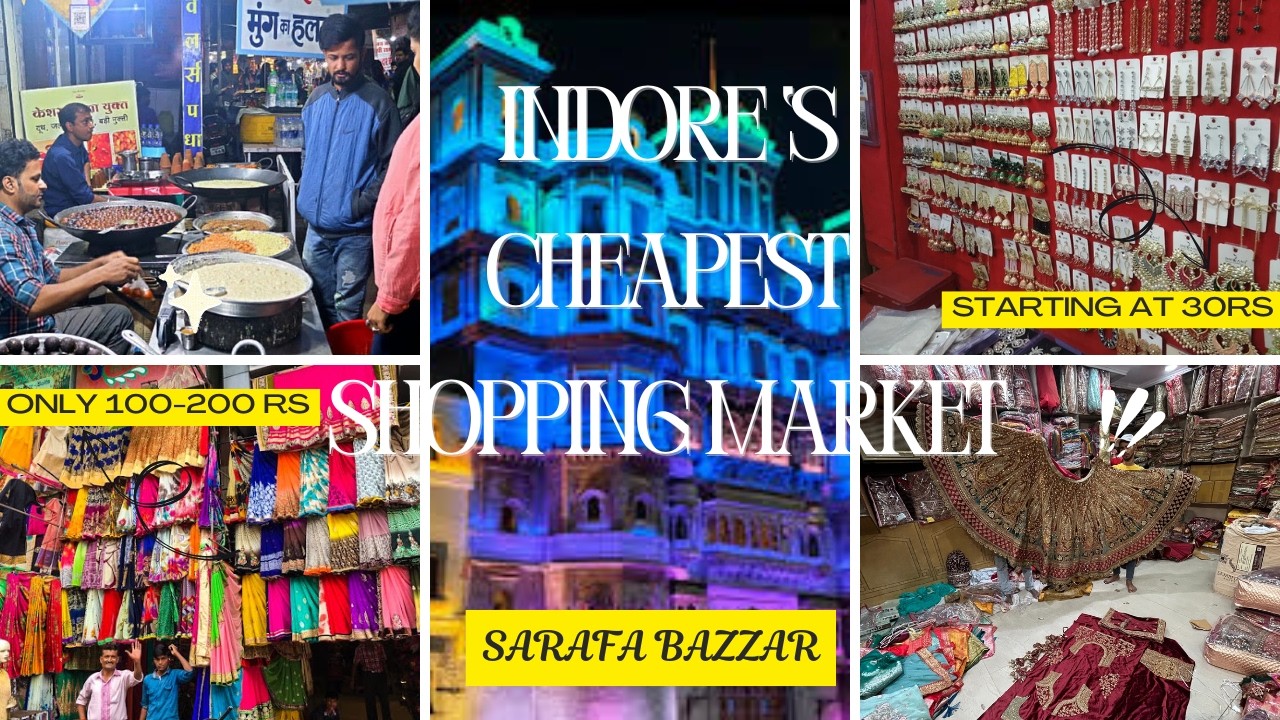 Rajwada Market Indore | Sabse Sasta Market | ₹100 Se Shopping Possible | Budget Shopping in Indore