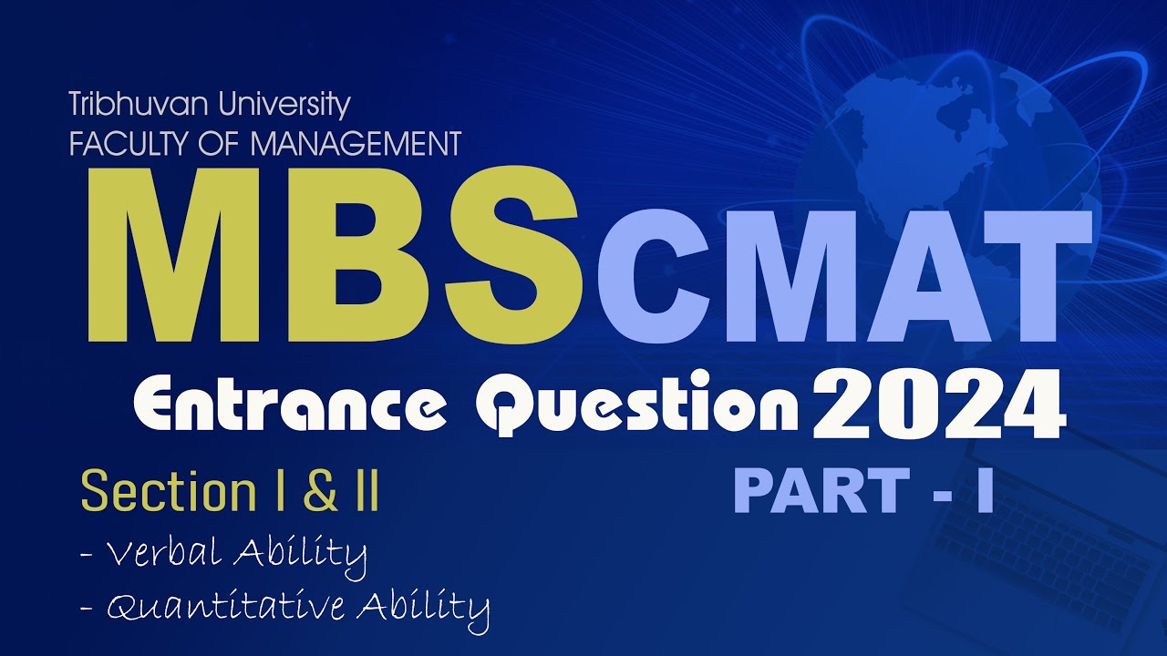 MBS CMAT 2024 Question with answer | MPA | Part 1