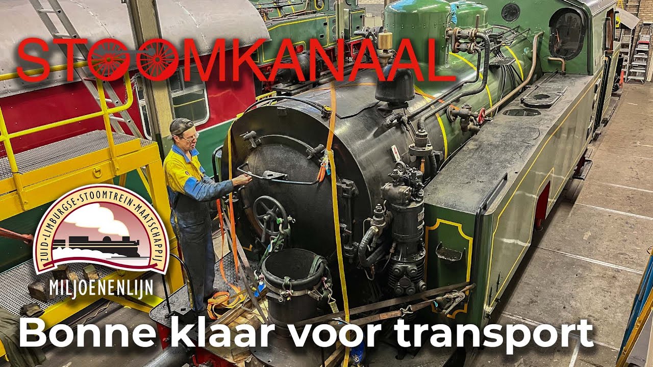 Bonne HSIJ Loc 57 klaar voor transport naar de Miljoenenlijn
