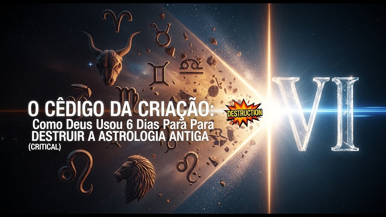 O CÓDIGO DA CRIAÇÃO: Como Deus Usou 6 Dias Para Destruir a Astrologia Antiga