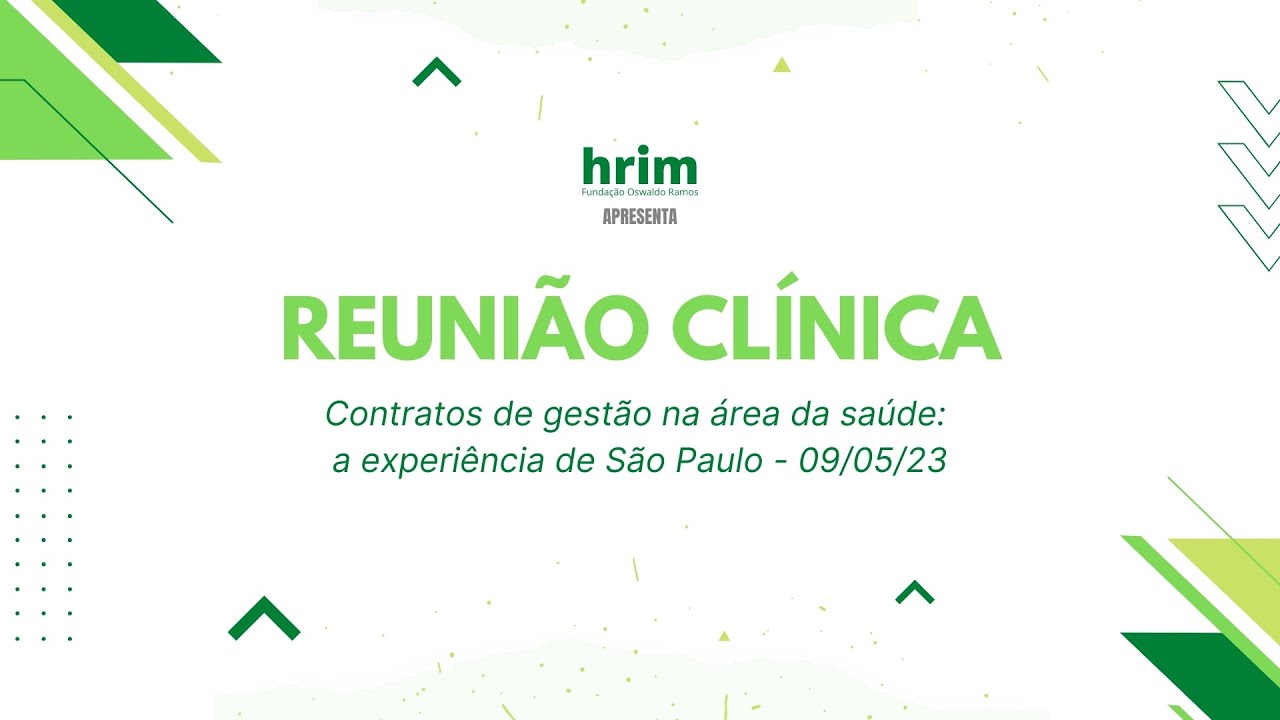 Contratos de gestão na área da saúde: a experiência de São Paulo - 09/05/23