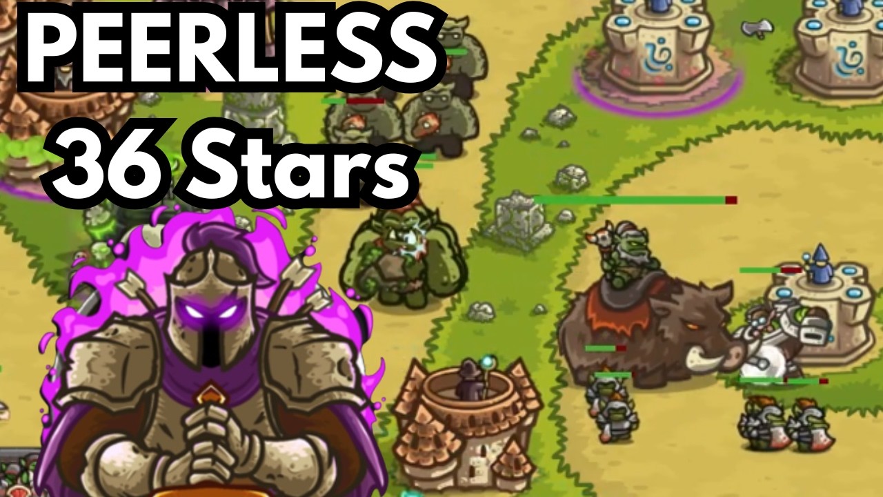 Ruins of Acaroth Peerless with 36 Stars, Hacksaw (Kingdom Rush: ReBBBorn)