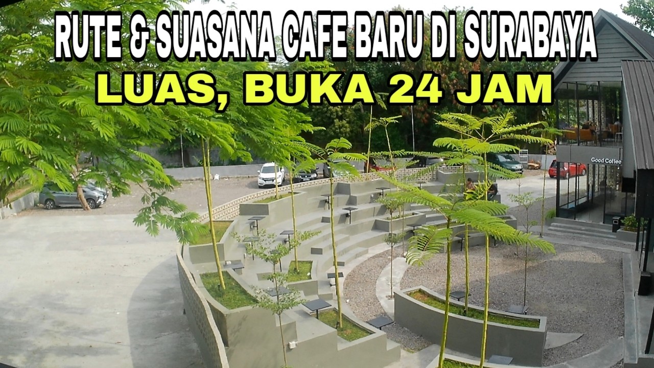 RUTE & SUASANA BM COFFEE SURABAYA || CAFE SURABAYA TERBARU 24 JAM