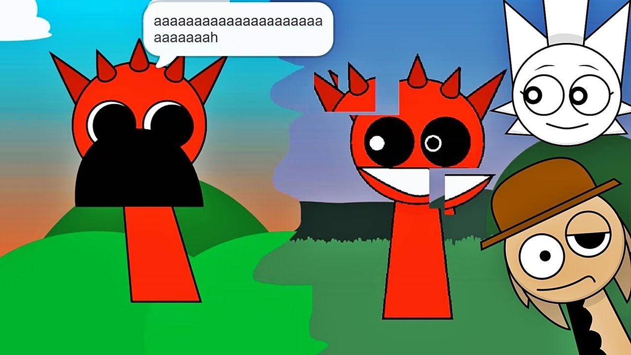 Sprunki Meets Their Glitch Clones 🌀 Remix - Animation Meme