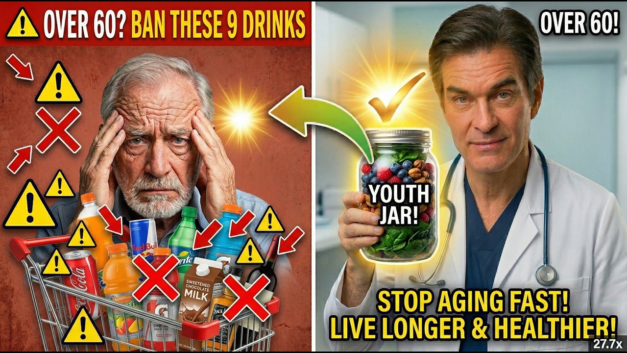 Over 60? Avoid These 9 Drinks or Risk Your Life | Senior Health Tips
