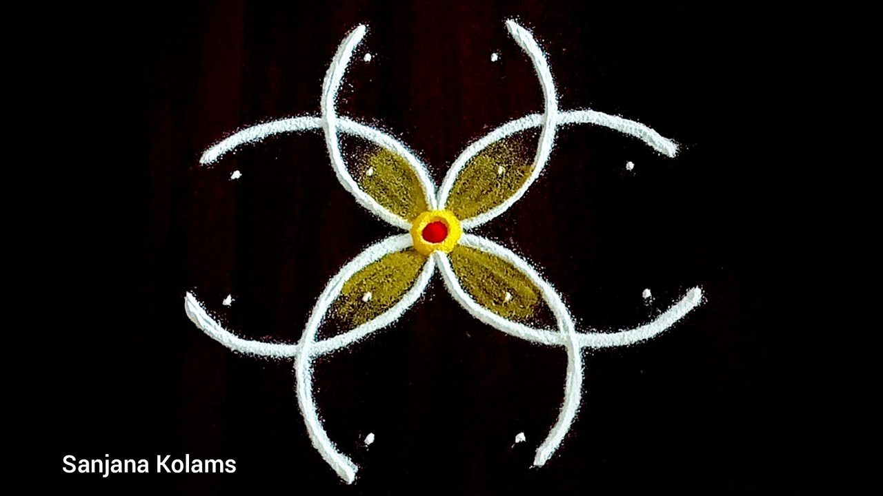 4130🌺Deepavali special easy Simple Beautiful and🌺Traditional KambiKolam🌺BegginersRangoli🌺Fridaymuggu