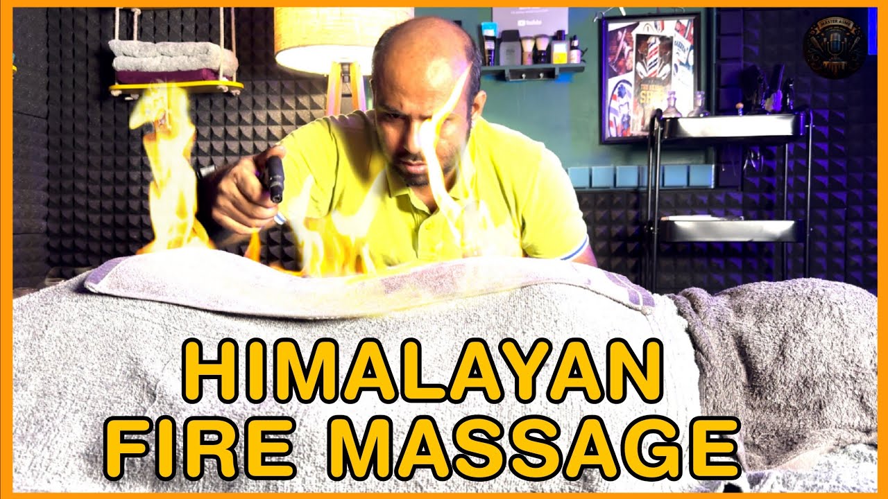 REIKI MASTER's first ever HIMALAYAN Fire Massage | Chinese cupping therapy | ASMR 
