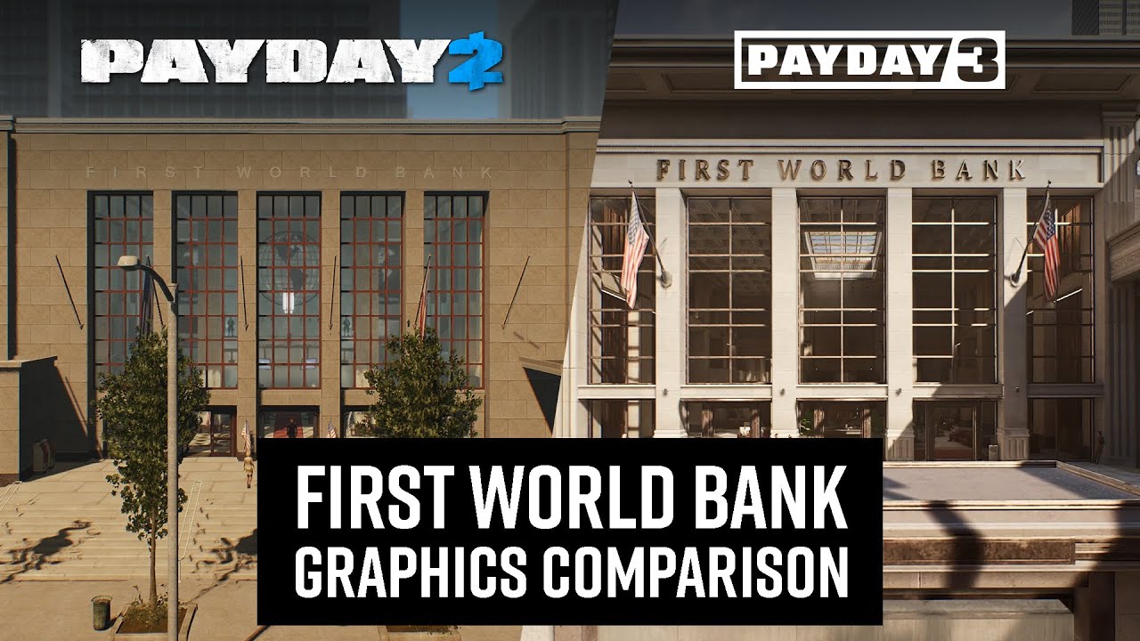 PAYDAY 3: First World Bank | Comparison Trailer