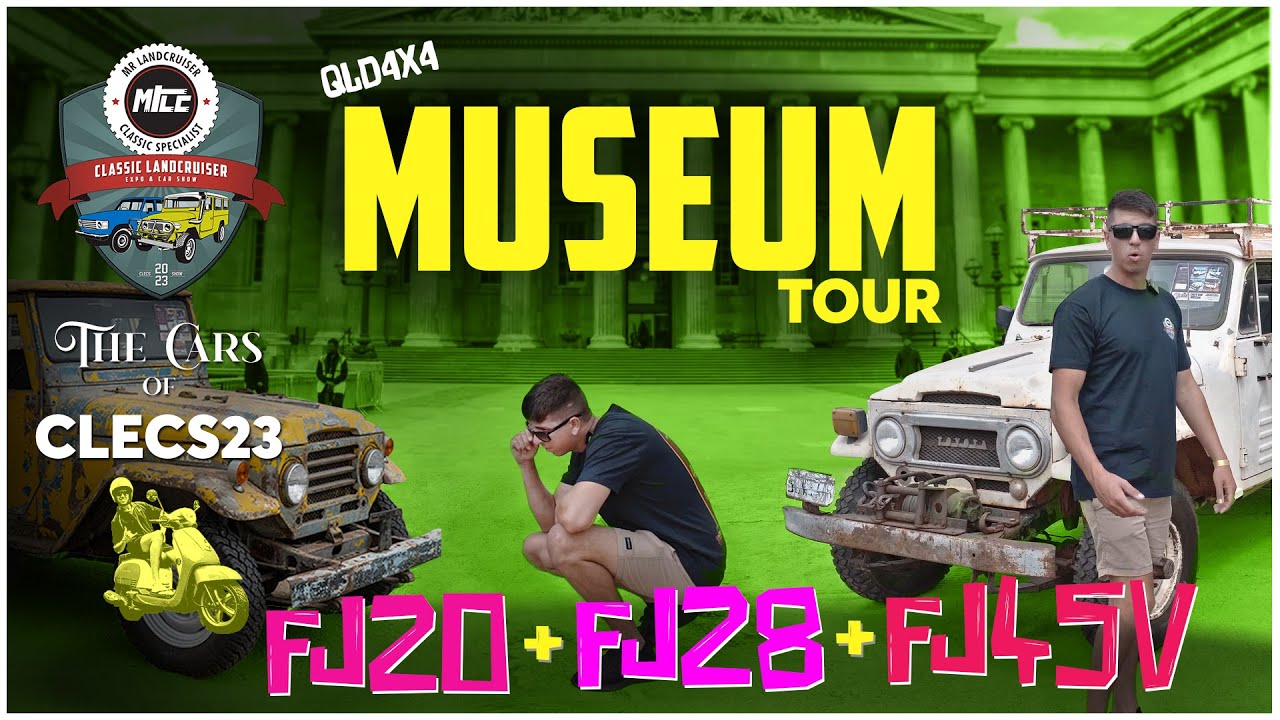 CLECS23 #6 - QLD4X4 shows off their super rare FJ20, FJ28 and FJ45V