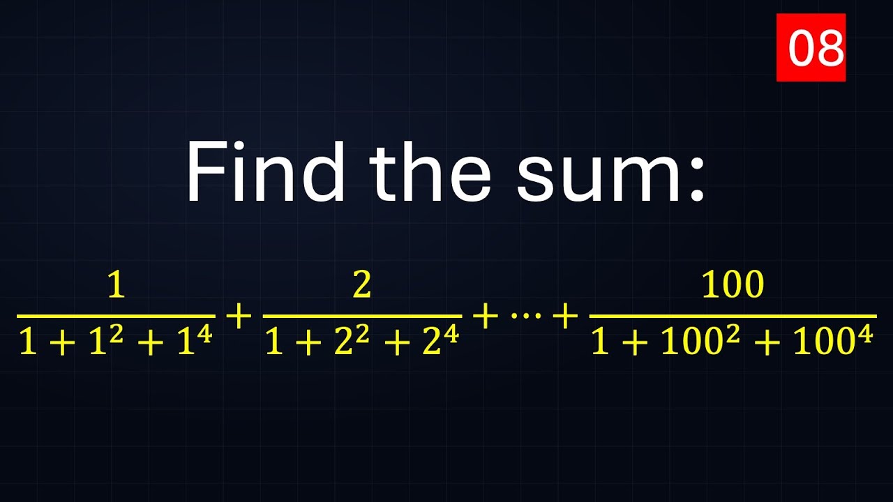 Intro to math olympiads 08 #math #algebra