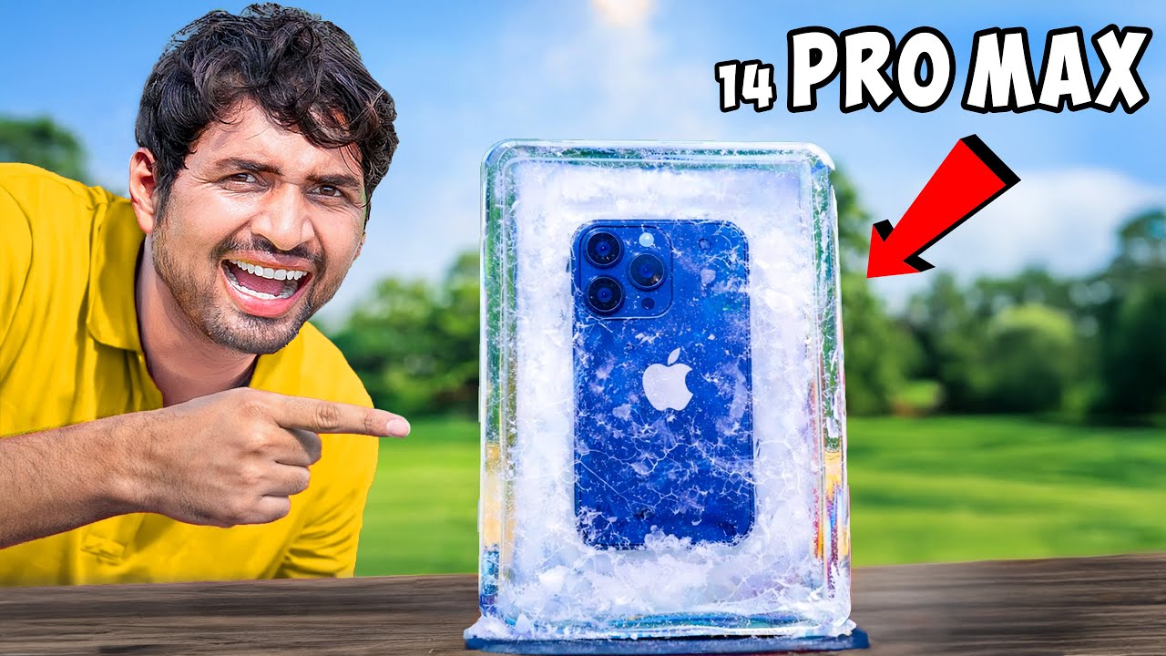 iPhone 14 Pro Max vs Ice - Real Experiment ❄️📱|| MR INDIAN HACKER