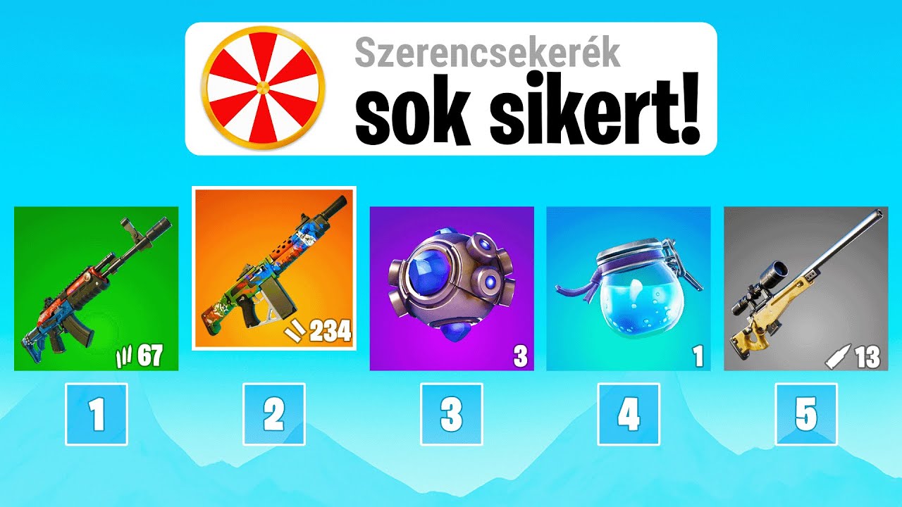 Egy Kerék Döntötte El A Loadoutom Fortniteban!
