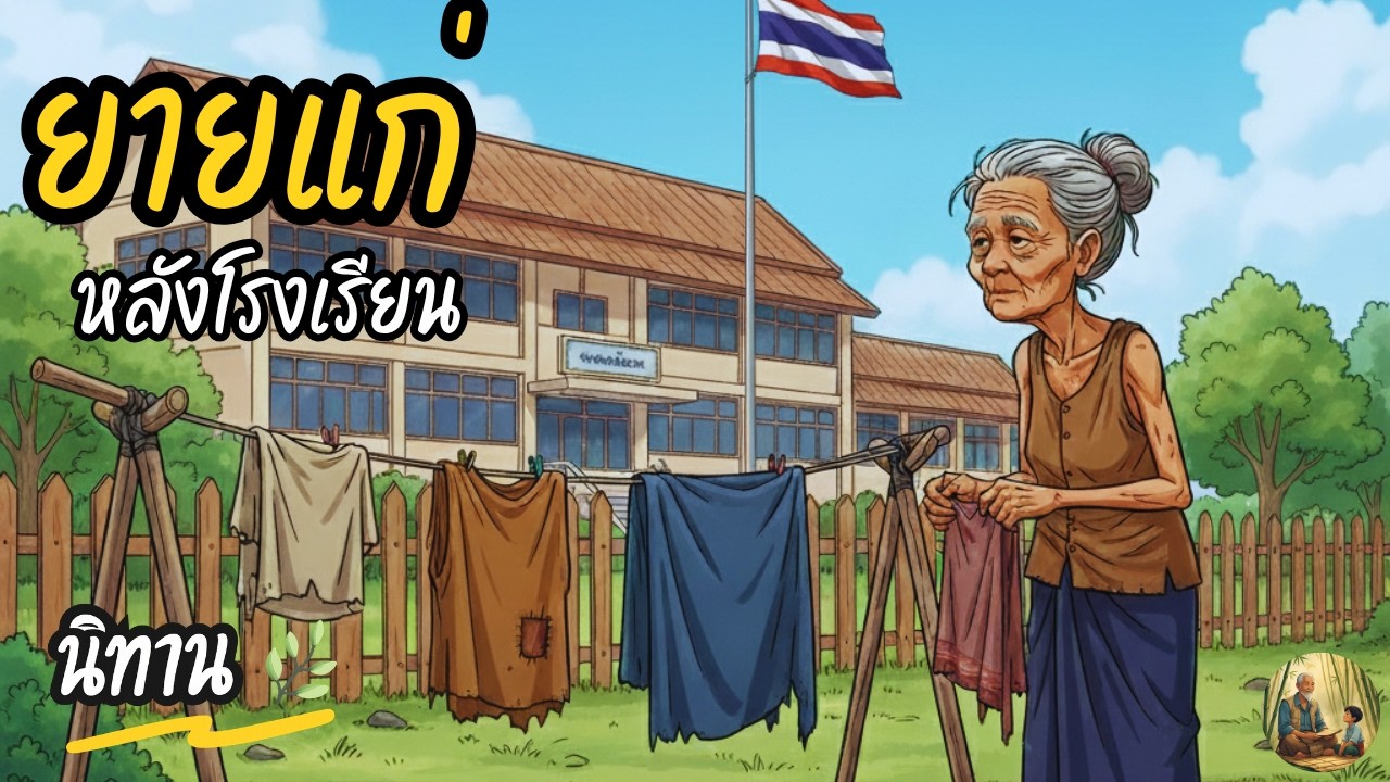 นิทาน | ยายแก่หลังโรงเรียน | ตำนานยายแก่กินเด็กจากคำบอกเล่าของผอ. บทเรียนสอนใจคนกับผีใครน่ากลัว..!!