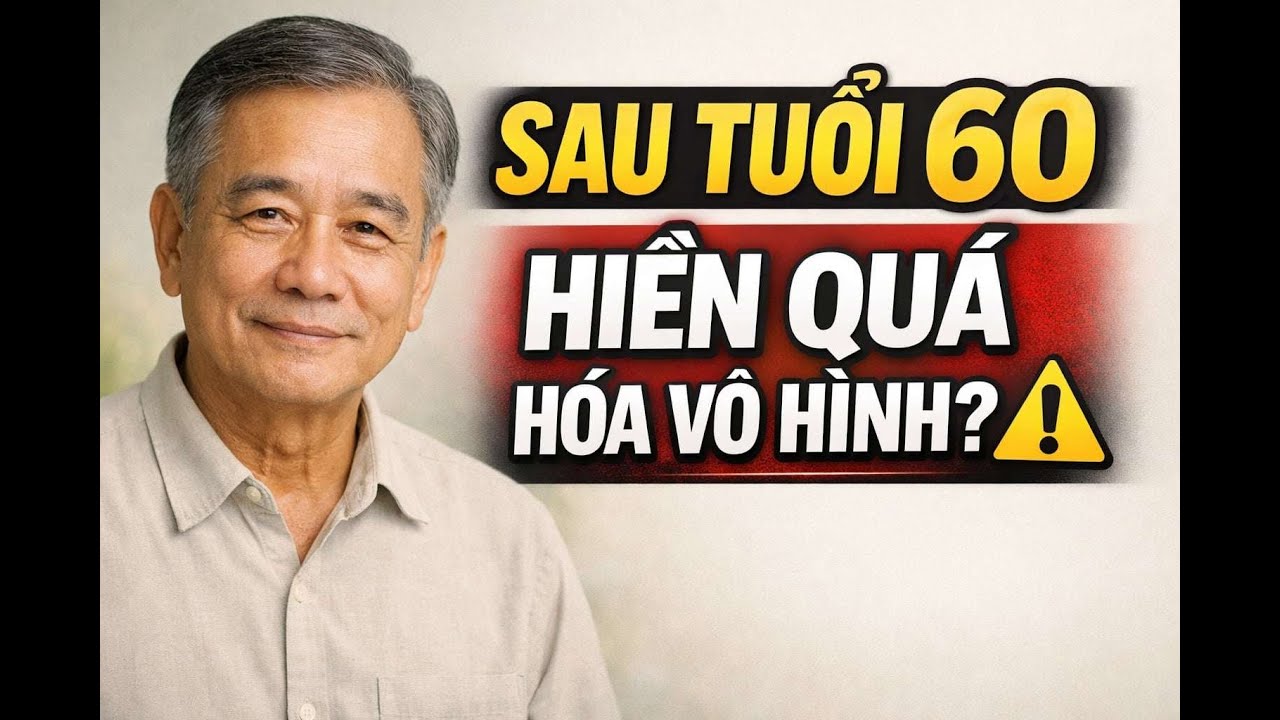 Bước Qua 60 Tuổi, Không Nhất Thiết Phải Cố Gắng Làm Hài Lòng Hay Tử Tế Với Mọi Người Xung Quanh