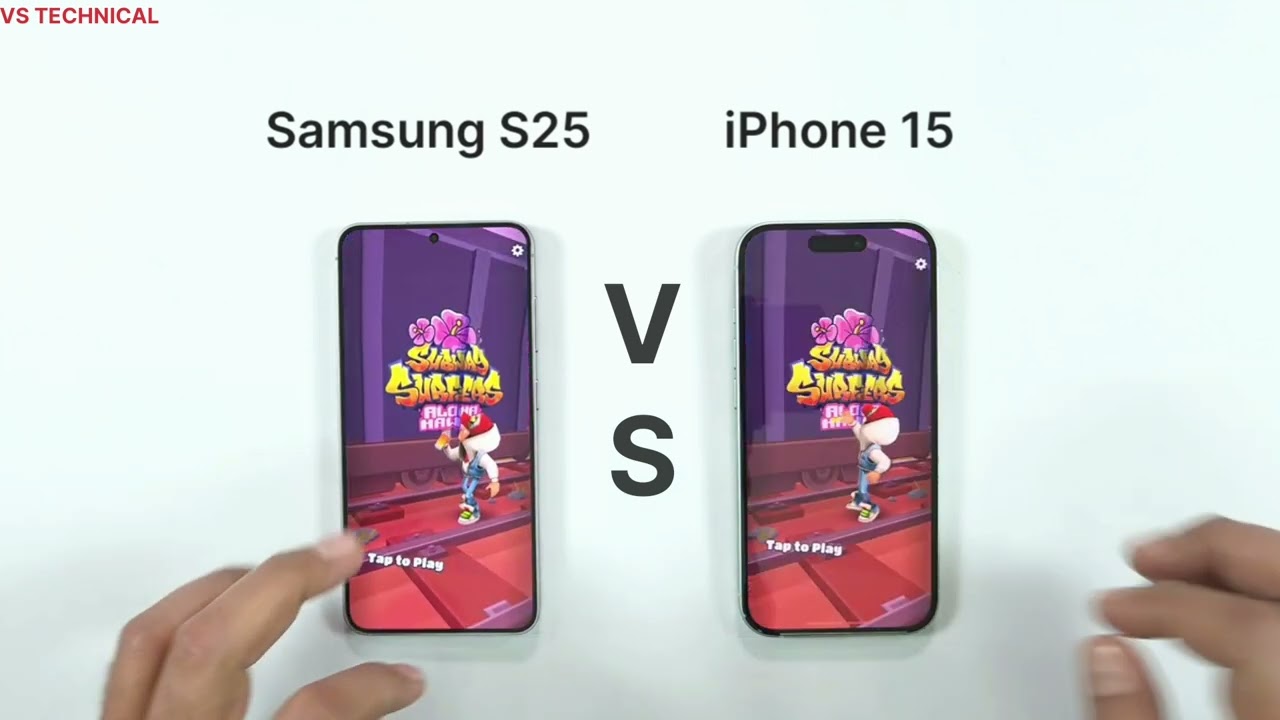 Samsung S25 VS iPhone 15 Speed Test Comparison 2026 flagship smartphone latest version Best phone