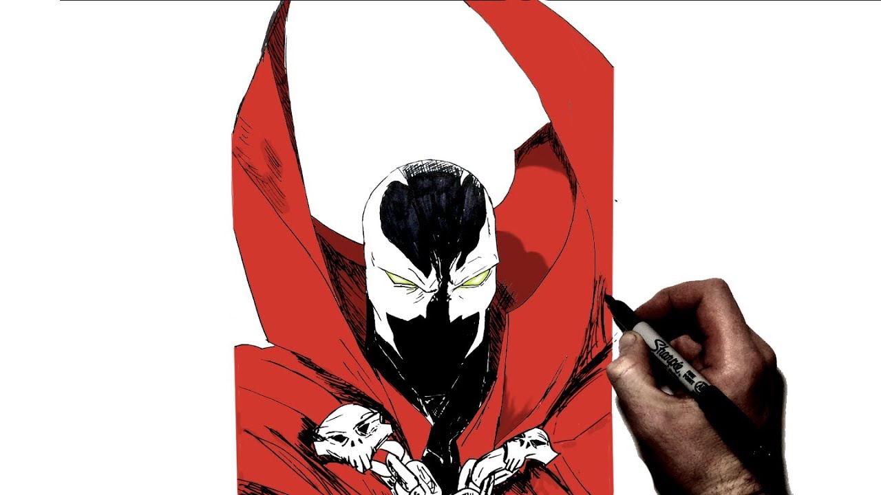 How to Draw Spawn | Step By Step