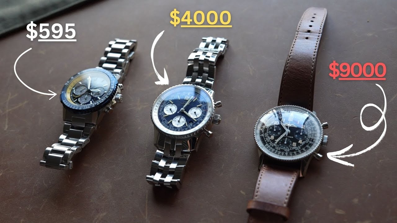 Are Luxury Watches a Scam?  We use 3 Navitimers to find out.