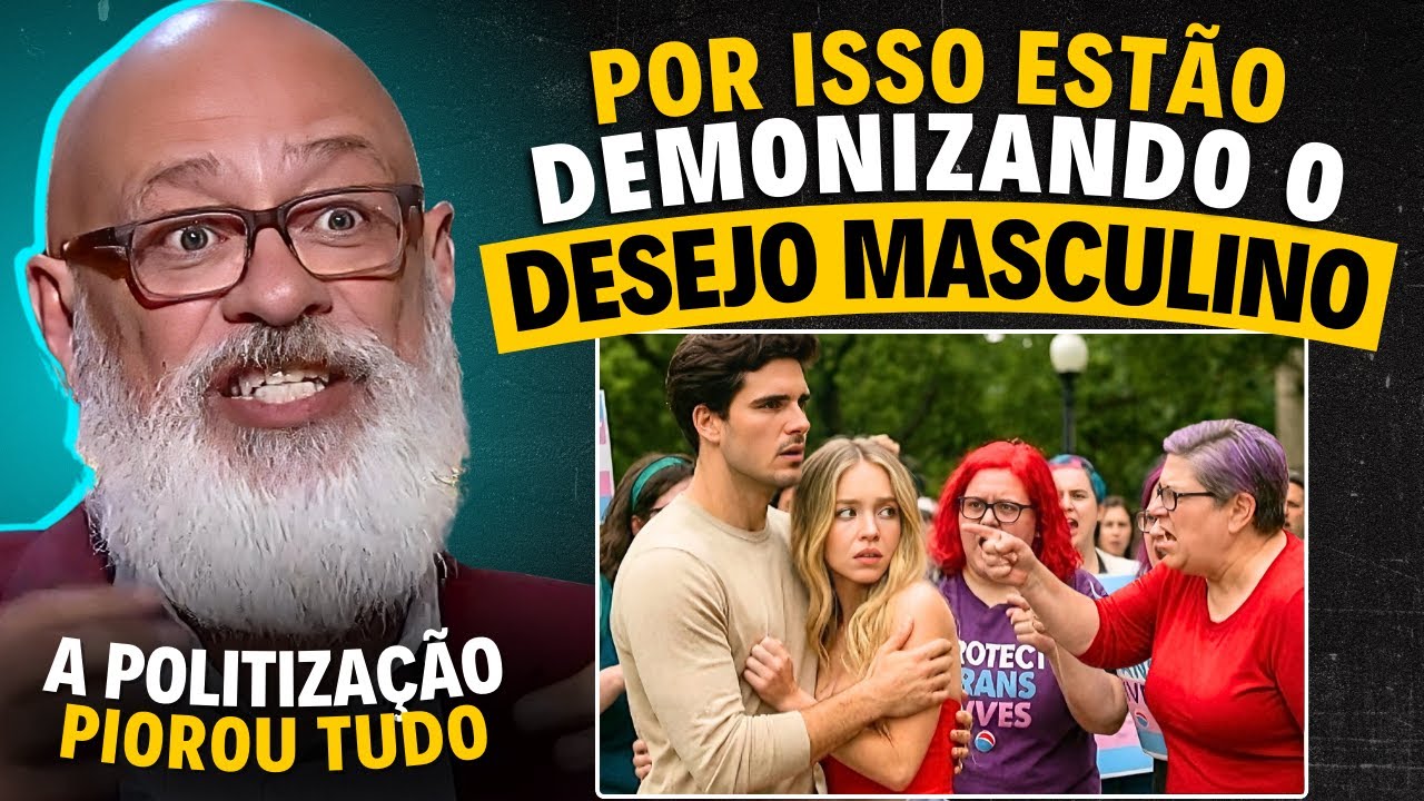 Por que os PECADOS MODERNOS tentam REPRIMIR o homem HÉTERO | Luiz Felipe Pondé