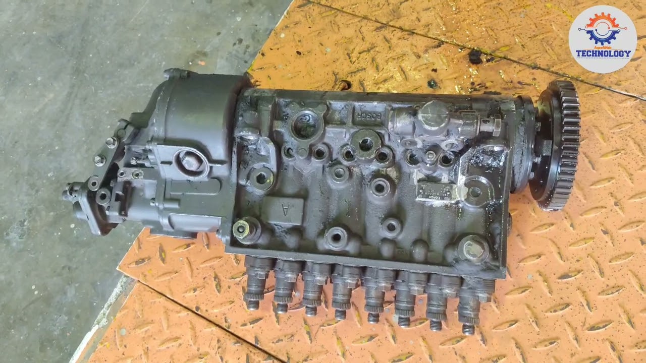 Mercedes Benz 2038 (380 HP Engine) Manufacturer By 1997 / Diesel Pump Timing Setting And Replace