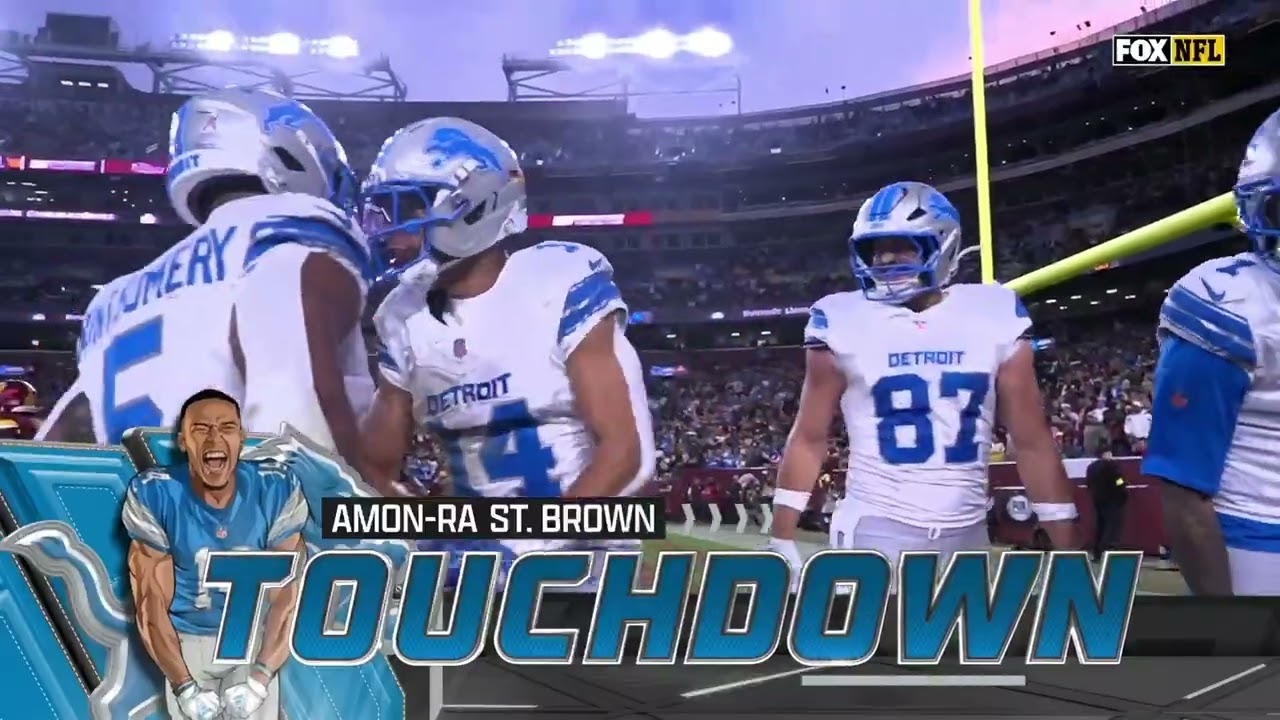 Amon-Ra St. Brown Scores TD and Breaks Out &ldquo;Trump Dance&rdquo; Celebration 